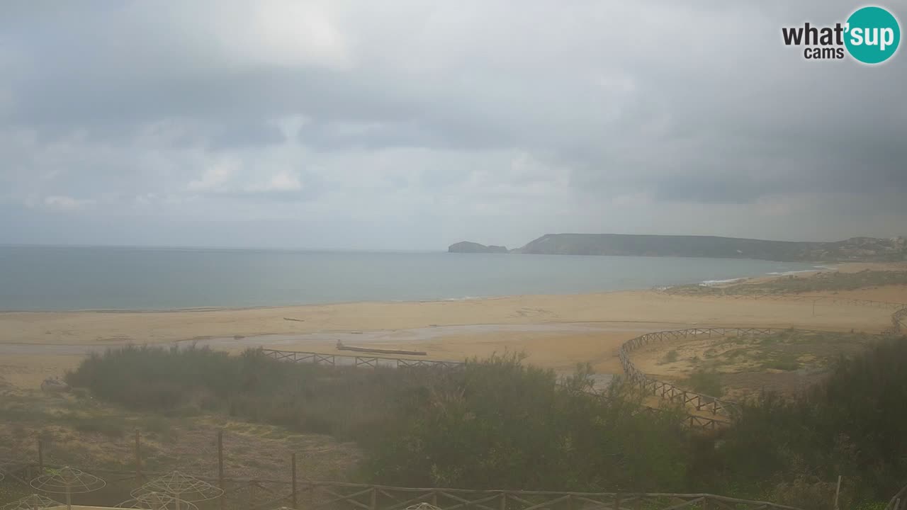 Webcam Torre dei Corsari – Liveblick auf den Strand von Punta Usai