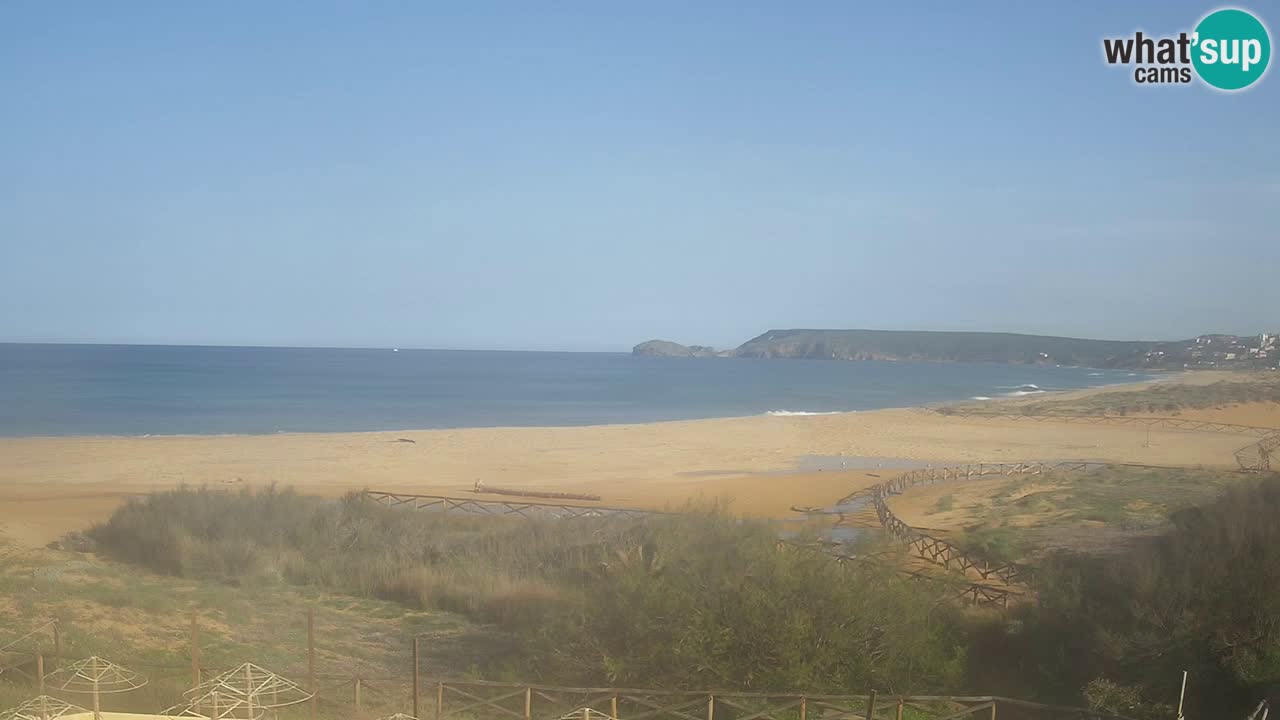 Webcam Torre dei Corsari – Vue en direct sur la plage depuis Punta Usai