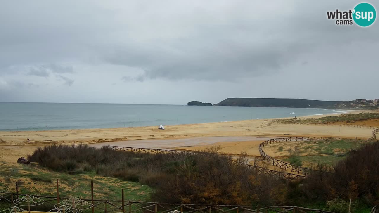 Web kamera Torre dei Corsari – Pogled uživo na plažu s Punta Usai