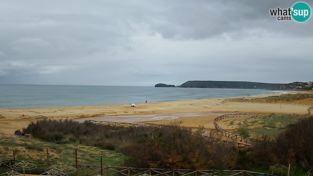 Webcam Torre dei Corsari – Liveblick auf den Strand von Punta Usai