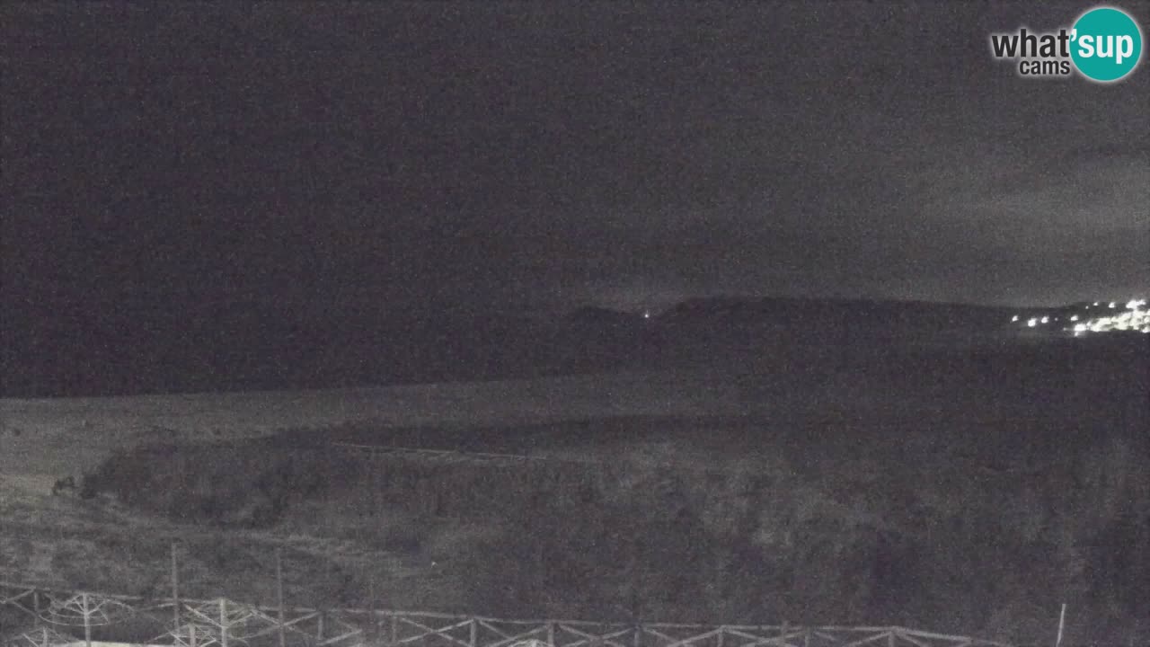 Cámara web Torre dei Corsari – Vista en directo de la playa desde Punta Usai