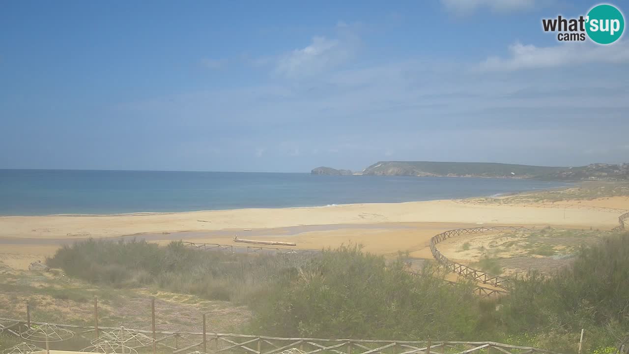 Webcam Torre dei Corsari – Vista live sulla spiaggia da Punta Usai