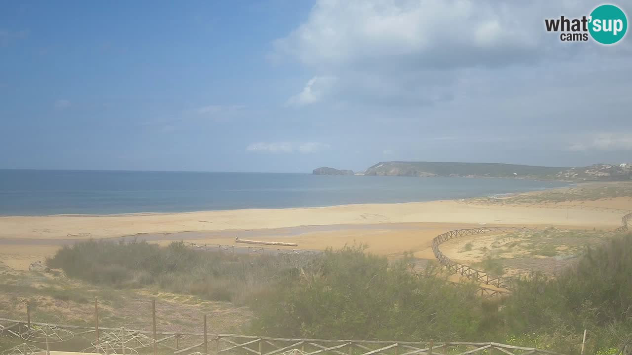 Webcam Torre dei Corsari – Liveblick auf den Strand von Punta Usai