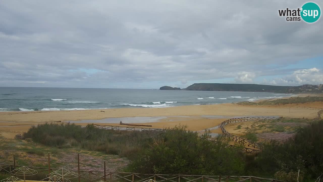 Web kamera Torre dei Corsari – Pogled uživo na plažu s Punta Usai