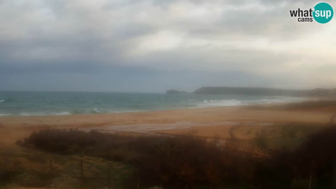 Webcam Torre dei Corsari – Live Beach View from Punta Usai