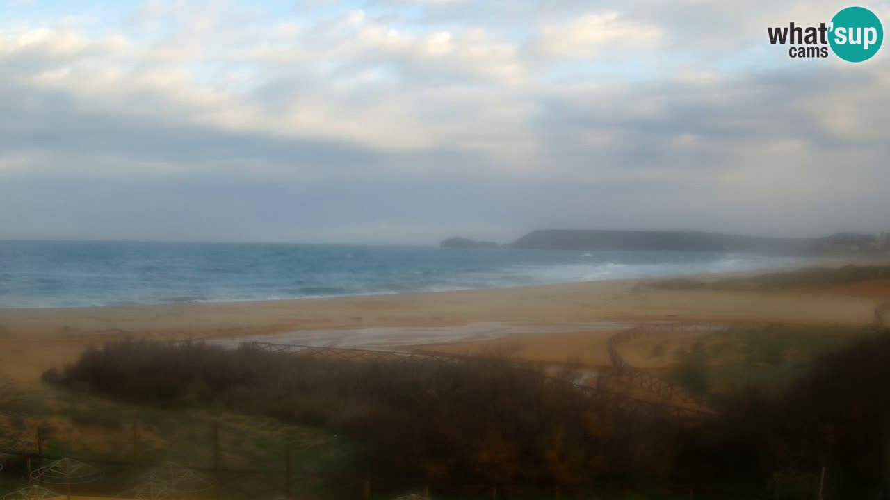 Cámara web Torre dei Corsari – Vista en directo de la playa desde Punta Usai