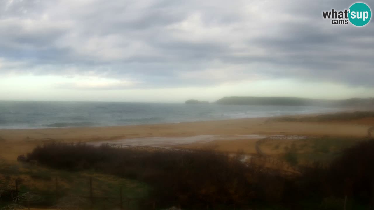 Webcam Torre dei Corsari – Vue en direct sur la plage depuis Punta Usai