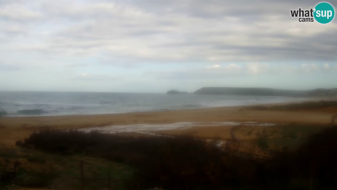 Webcam Torre dei Corsari – Vista live sulla spiaggia da Punta Usai