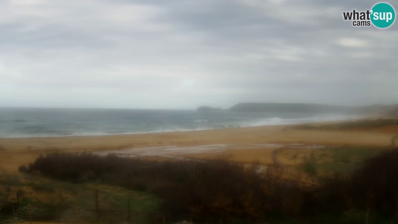 Webcam Torre dei Corsari – Vue en direct sur la plage depuis Punta Usai