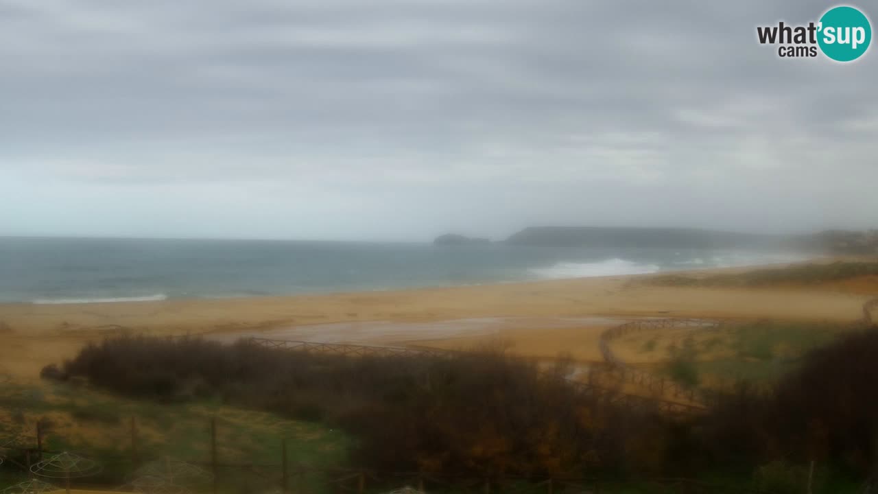 Webcam Torre dei Corsari – Liveblick auf den Strand von Punta Usai