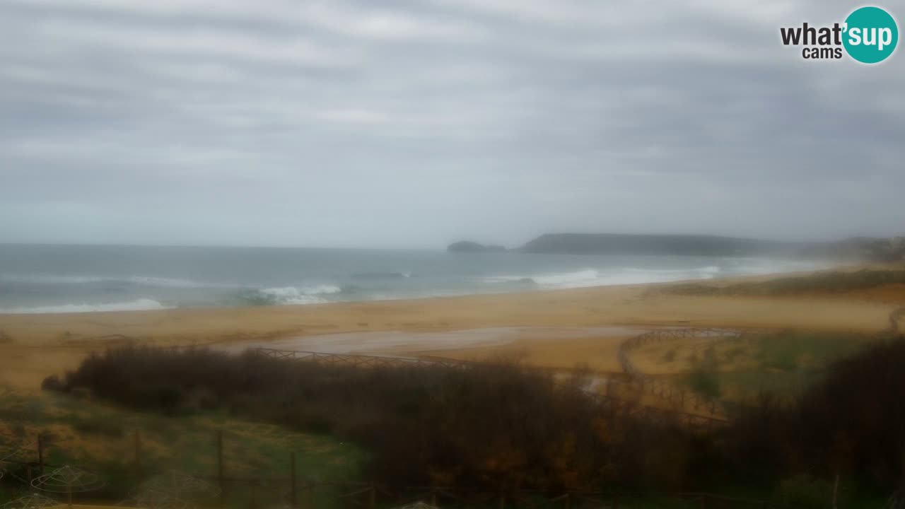 Webcam Torre dei Corsari – Vue en direct sur la plage depuis Punta Usai