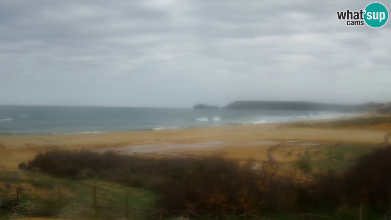 Webcam Torre dei Corsari – Vista live sulla spiaggia da Punta Usai