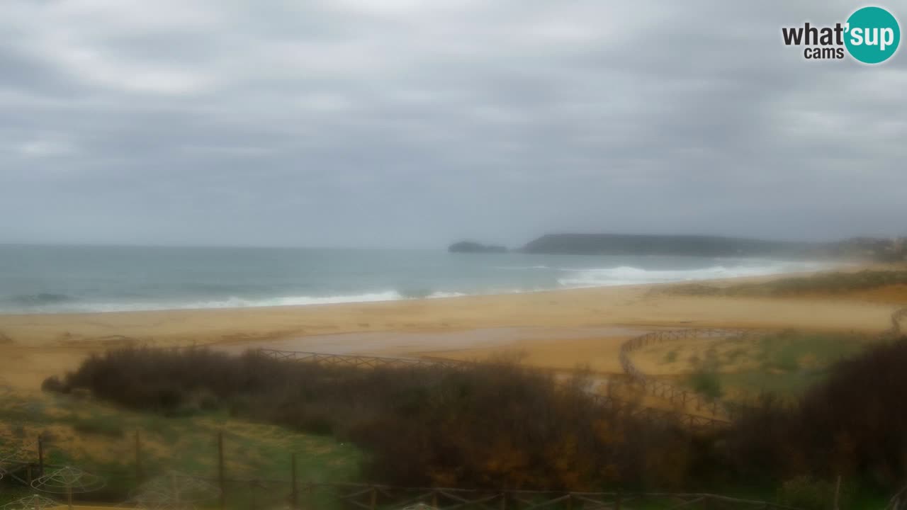 Webcam Torre dei Corsari – Vue en direct sur la plage depuis Punta Usai