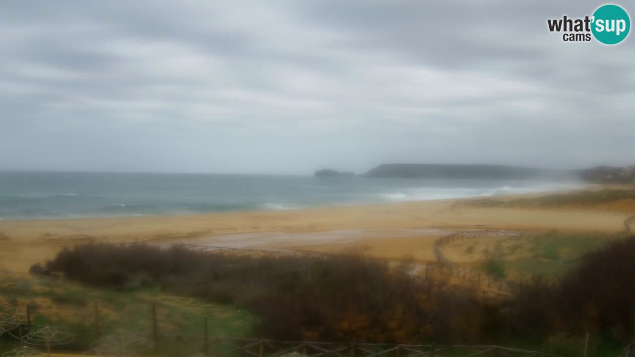 Webcam Torre dei Corsari – Liveblick auf den Strand von Punta Usai