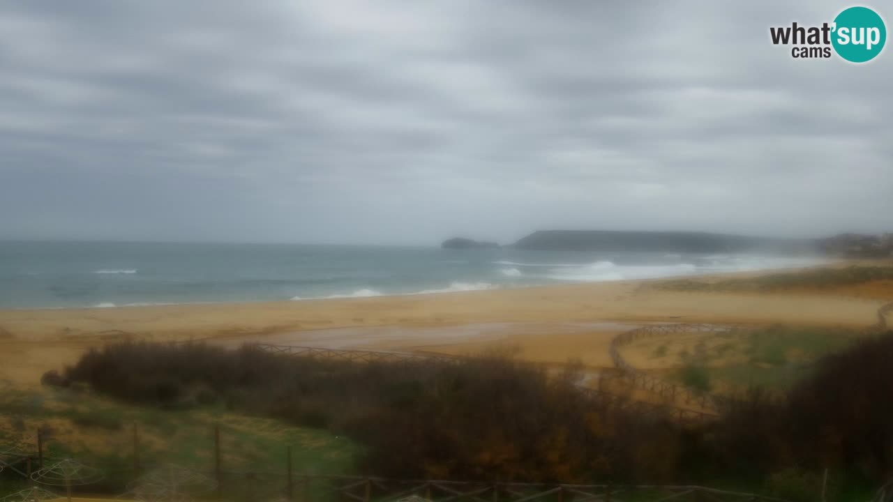 Webcam Torre dei Corsari – Liveblick auf den Strand von Punta Usai