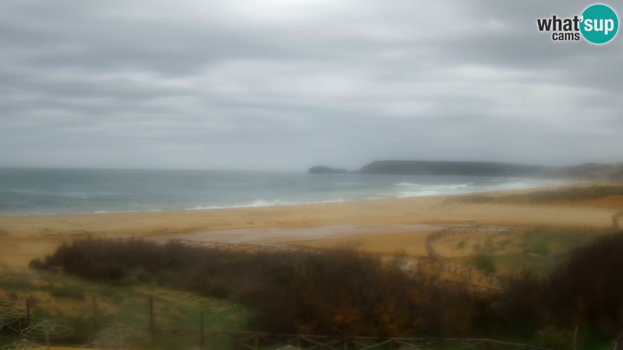 Webcam Torre dei Corsari – Vista live sulla spiaggia da Punta Usai