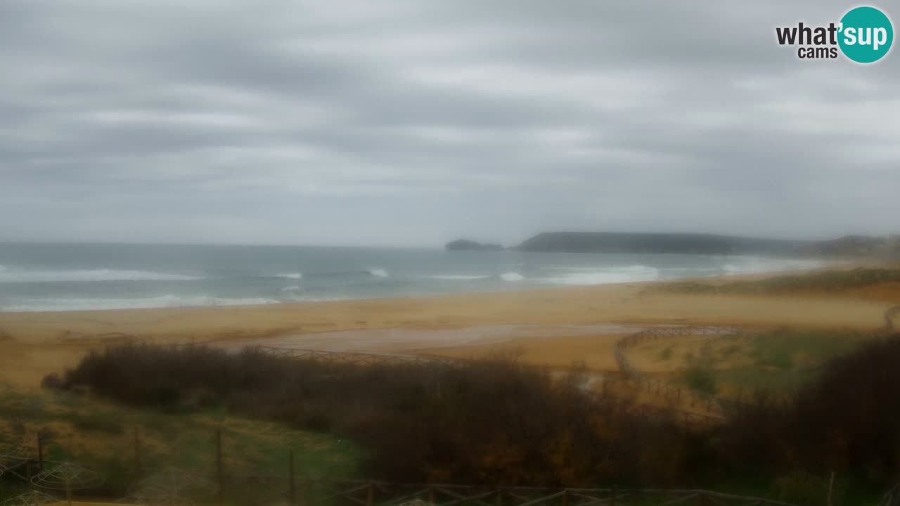 Webcam Torre dei Corsari – Vue en direct sur la plage depuis Punta Usai