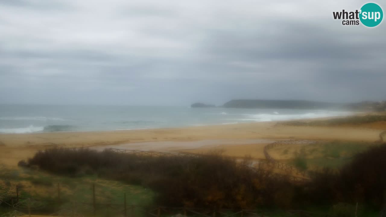 Cámara web Torre dei Corsari – Vista en directo de la playa desde Punta Usai