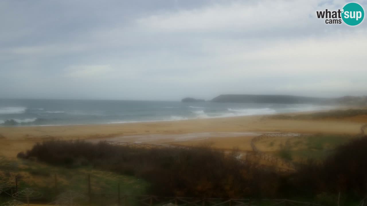 Webcam Torre dei Corsari – Vista live sulla spiaggia da Punta Usai