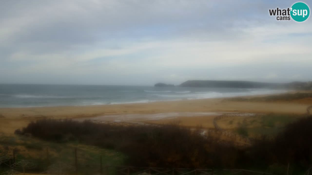 Cámara web Torre dei Corsari – Vista en directo de la playa desde Punta Usai