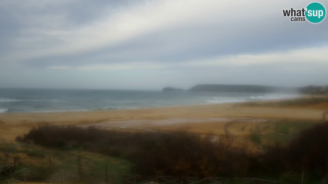 Webcam Torre dei Corsari – Liveblick auf den Strand von Punta Usai