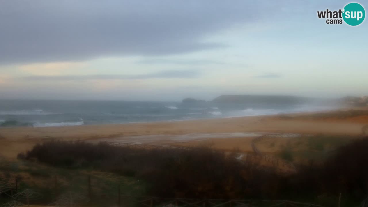 Webcam Torre dei Corsari – Vue en direct sur la plage depuis Punta Usai