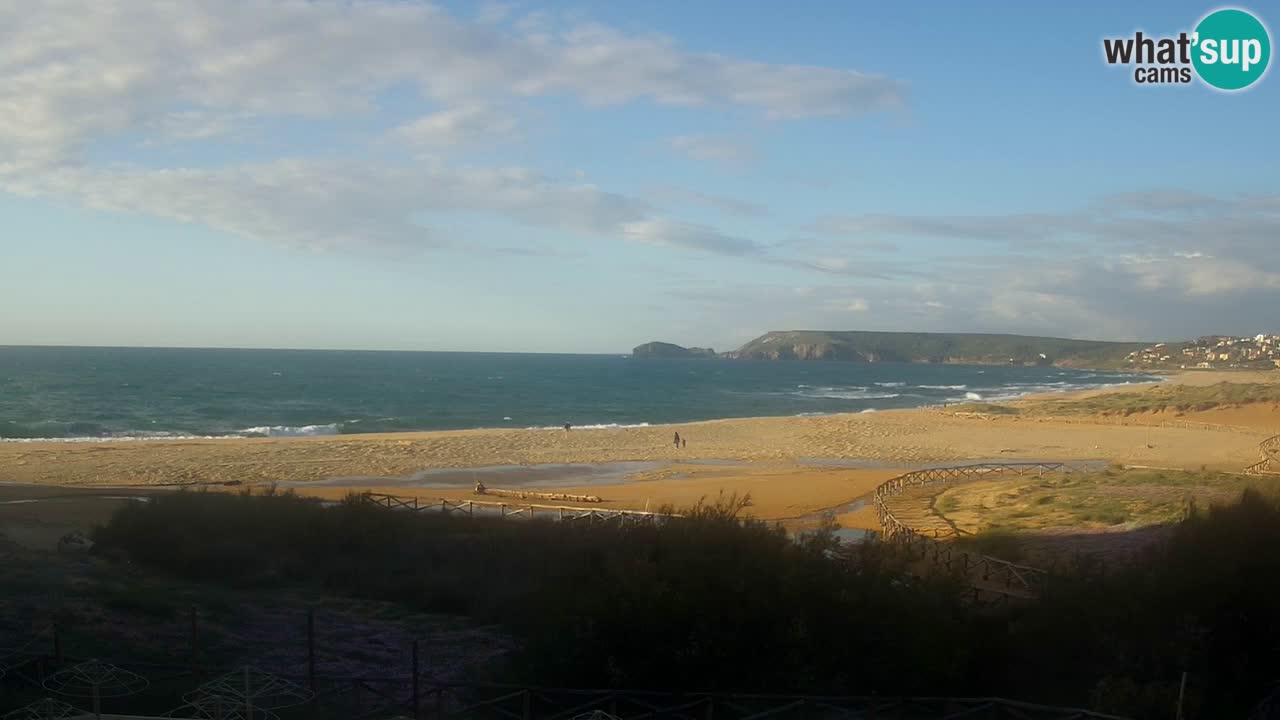 Webcam Torre dei Corsari – Vista live sulla spiaggia da Punta Usai