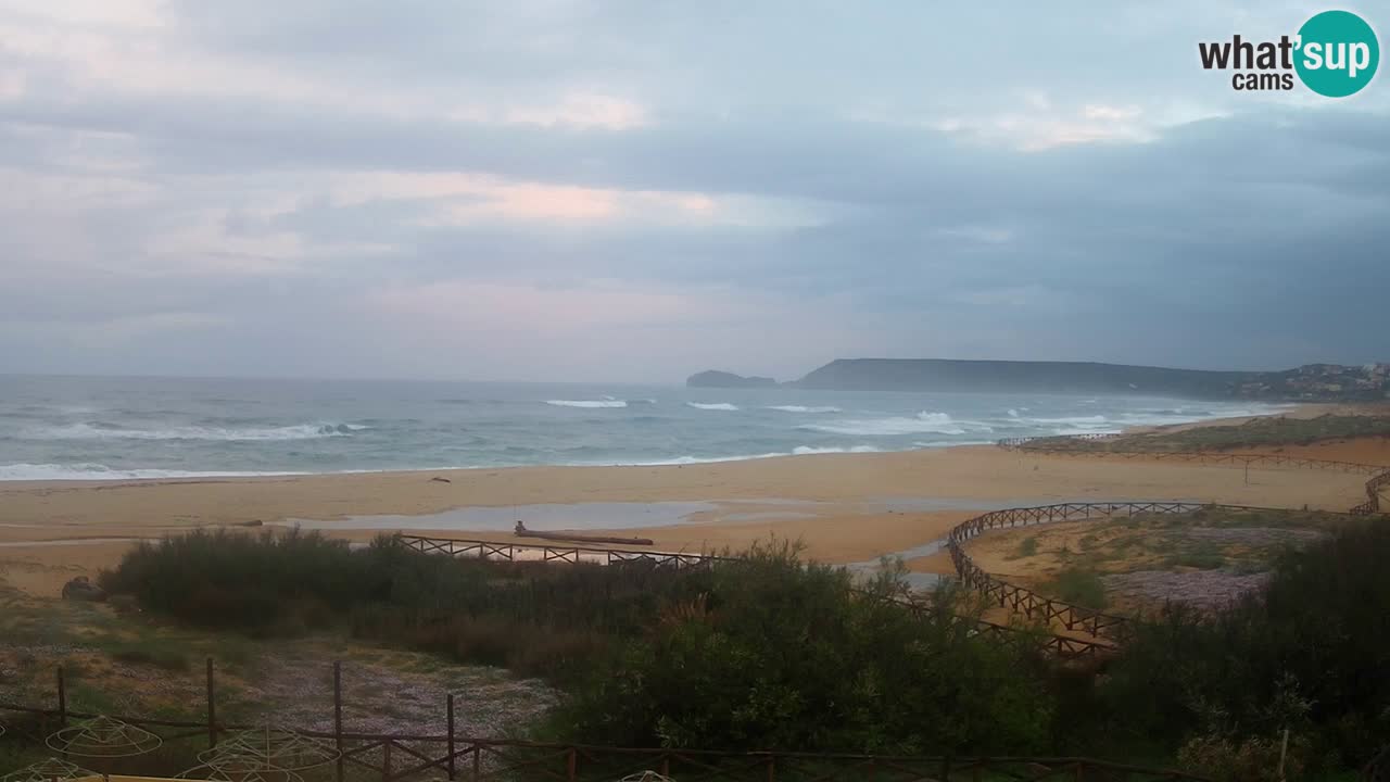 Cámara web Torre dei Corsari – Vista en directo de la playa desde Punta Usai