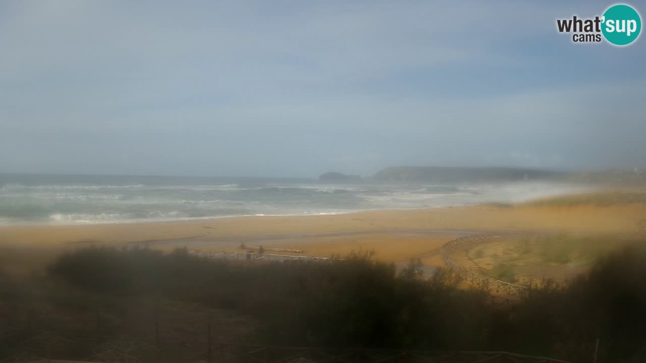 Webcam Torre dei Corsari – Live Beach View from Punta Usai