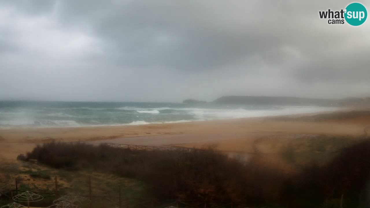 Cámara web Torre dei Corsari – Vista en directo de la playa desde Punta Usai