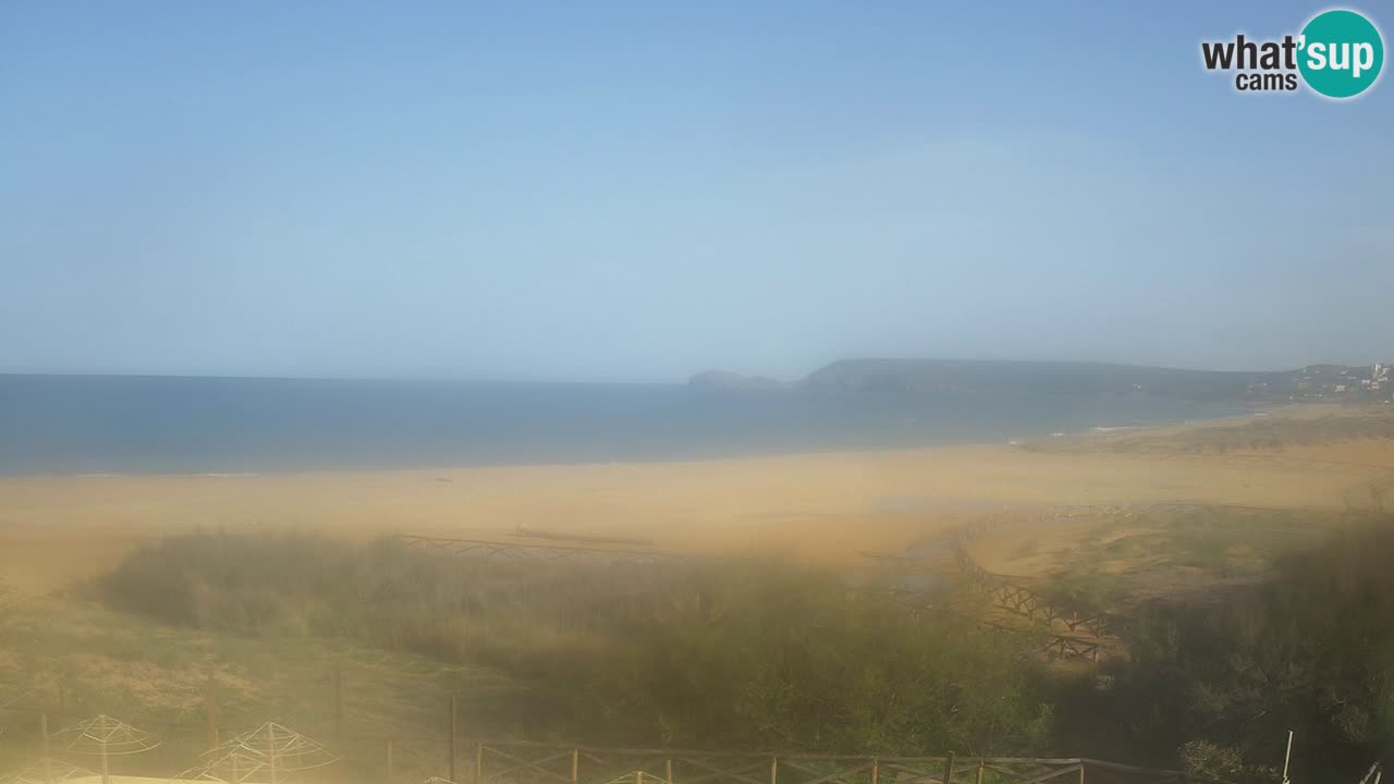 Cámara web Torre dei Corsari – Vista en directo de la playa desde Punta Usai