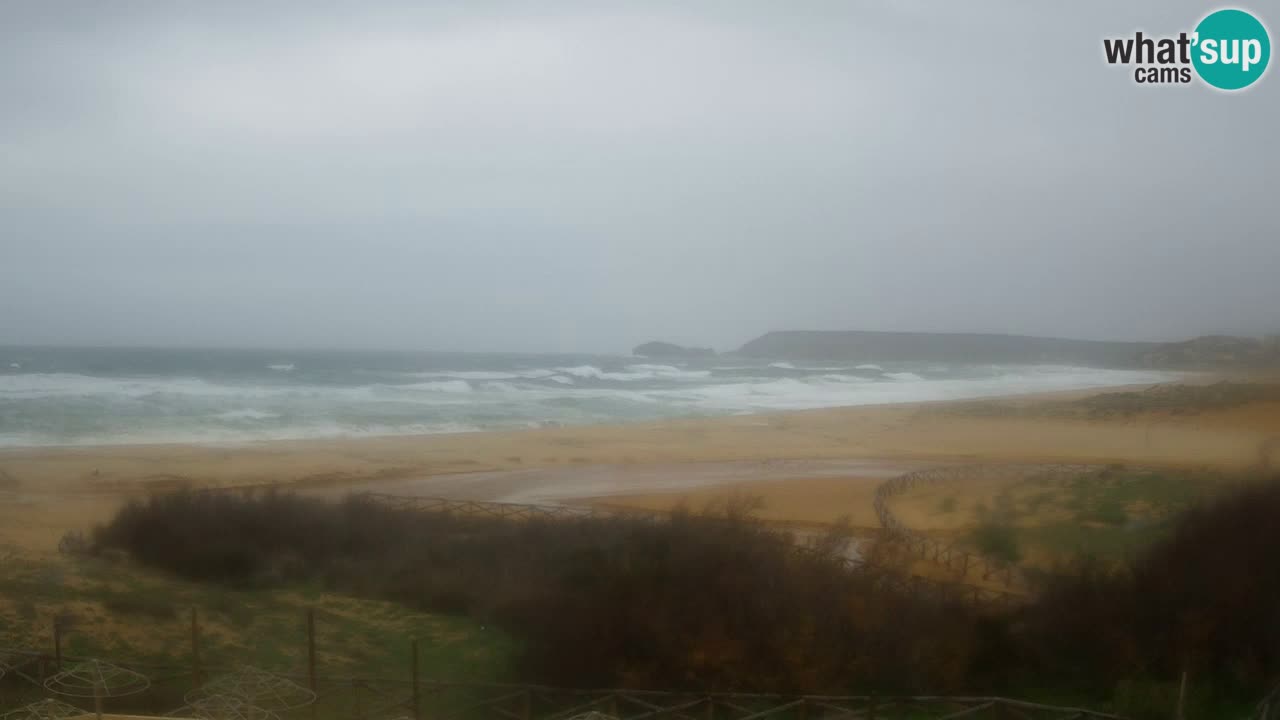 Webcam Torre dei Corsari – Vue en direct sur la plage depuis Punta Usai