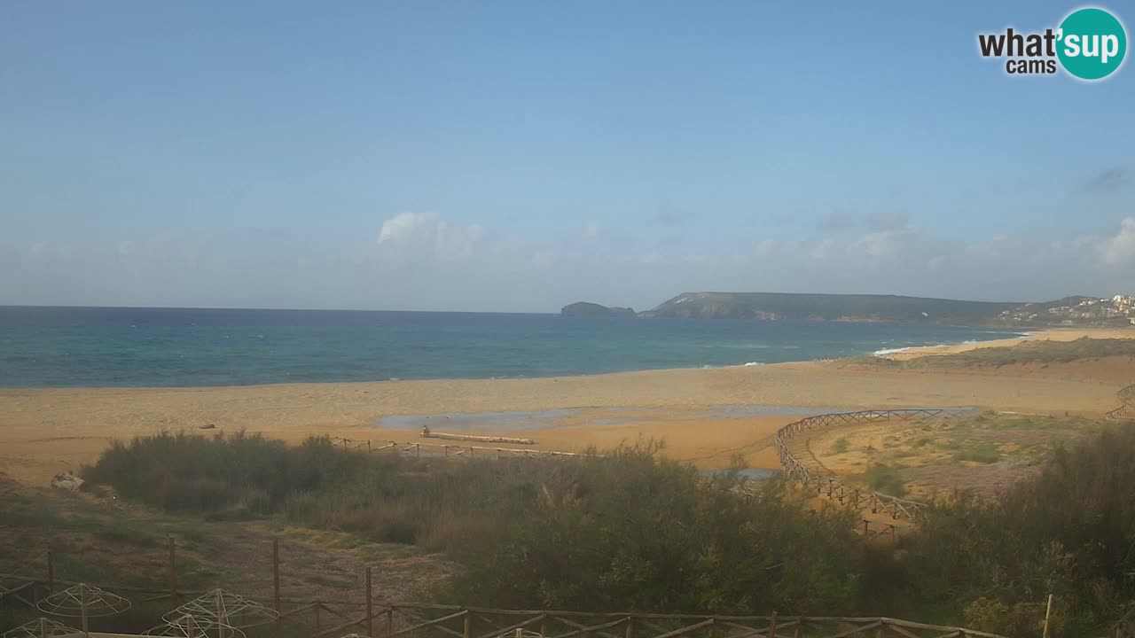 Webcam Torre dei Corsari – Vista live sulla spiaggia da Punta Usai