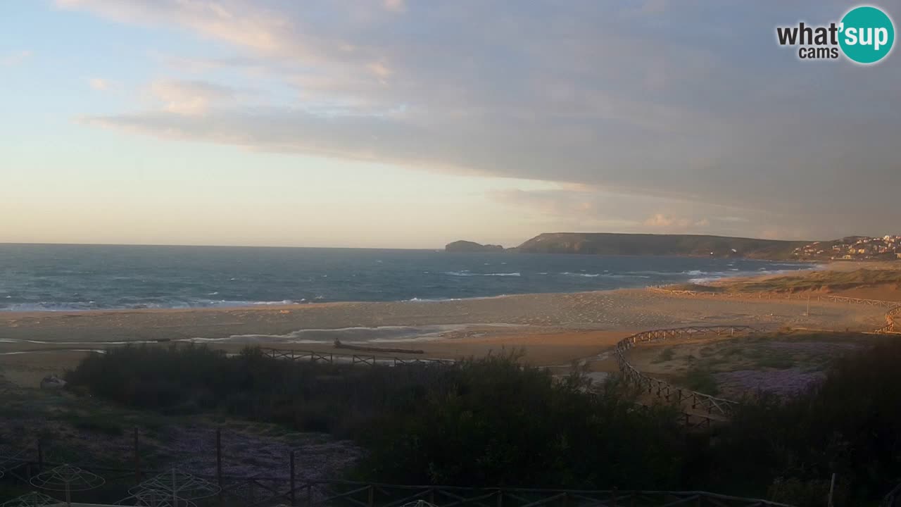 Webcam Torre dei Corsari – Vue en direct sur la plage depuis Punta Usai