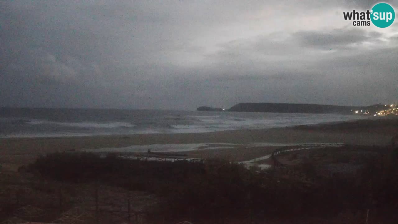 Webcam Torre dei Corsari – Vue en direct sur la plage depuis Punta Usai