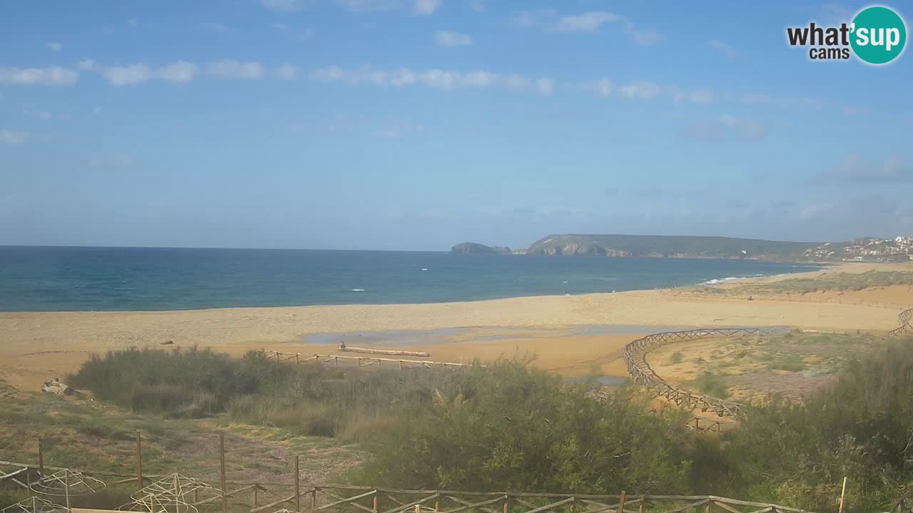Cámara web Torre dei Corsari – Vista en directo de la playa desde Punta Usai