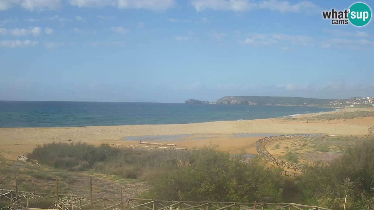 Webcam Torre dei Corsari – Vue en direct sur la plage depuis Punta Usai