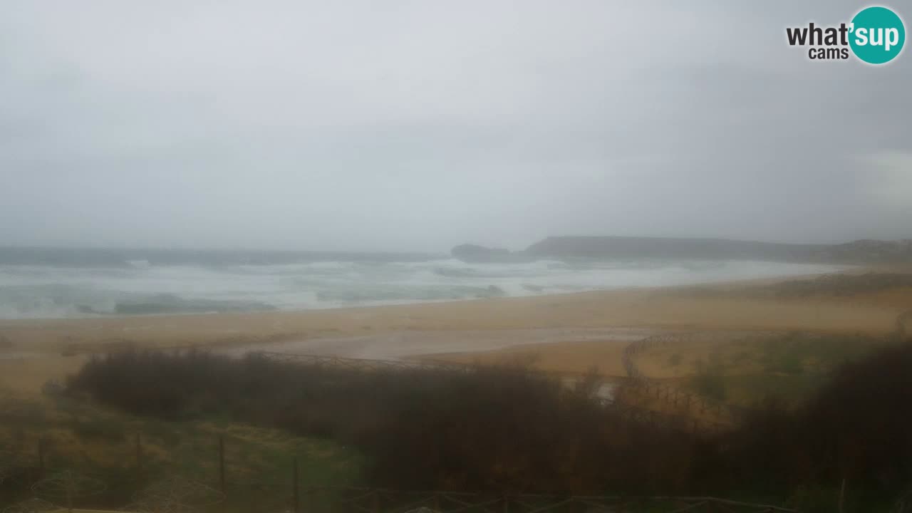 Webcam Torre dei Corsari – Vue en direct sur la plage depuis Punta Usai