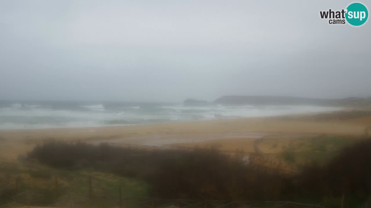 Webcam Torre dei Corsari – Vista live sulla spiaggia da Punta Usai