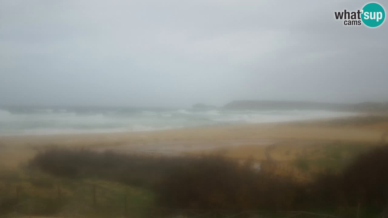 Web kamera Torre dei Corsari – Pogled uživo na plažu s Punta Usai