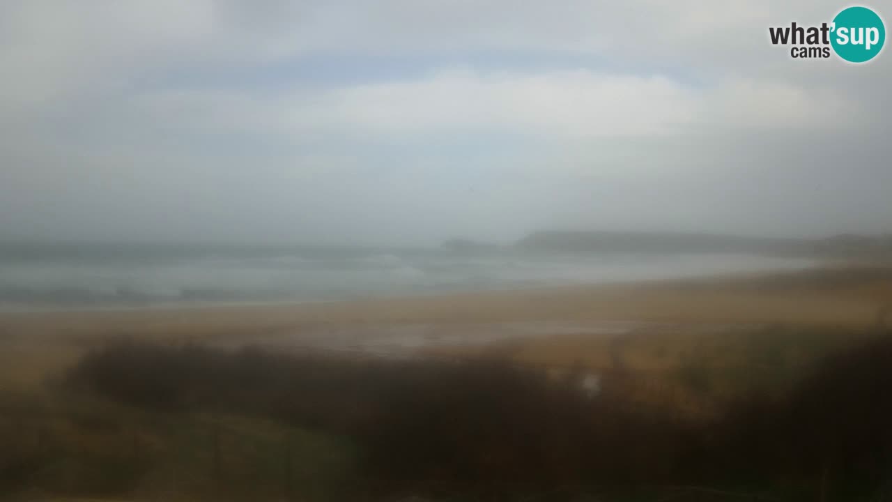 Webcam Torre dei Corsari – Vista live sulla spiaggia da Punta Usai