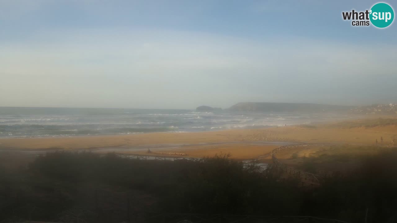 Webcam Torre dei Corsari – Liveblick auf den Strand von Punta Usai