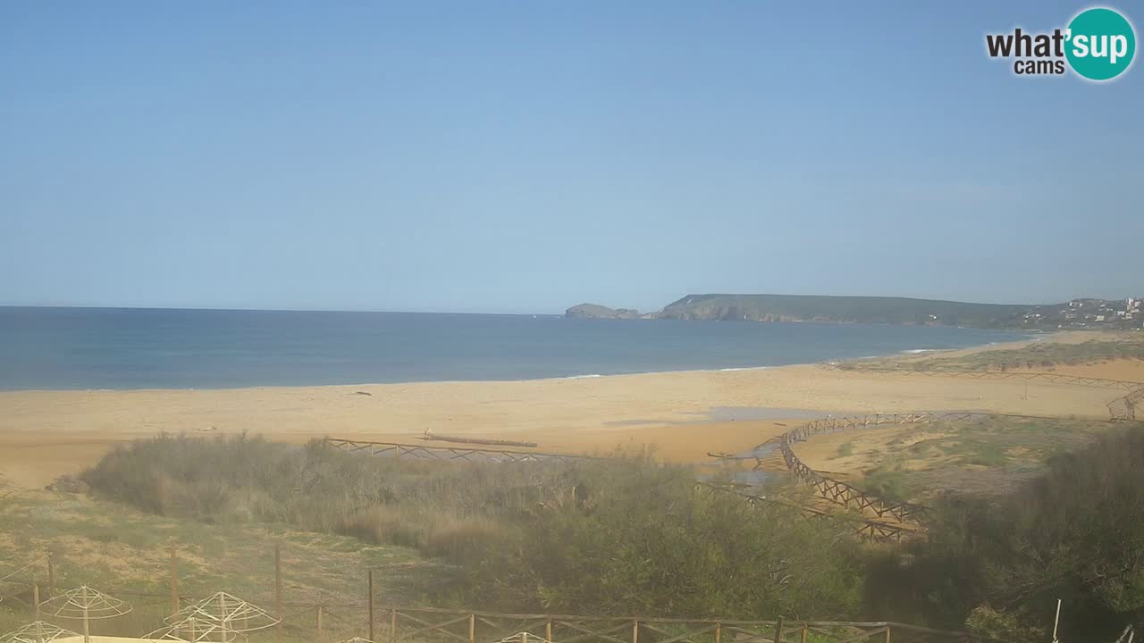 Webcam Torre dei Corsari – Live Beach View from Punta Usai