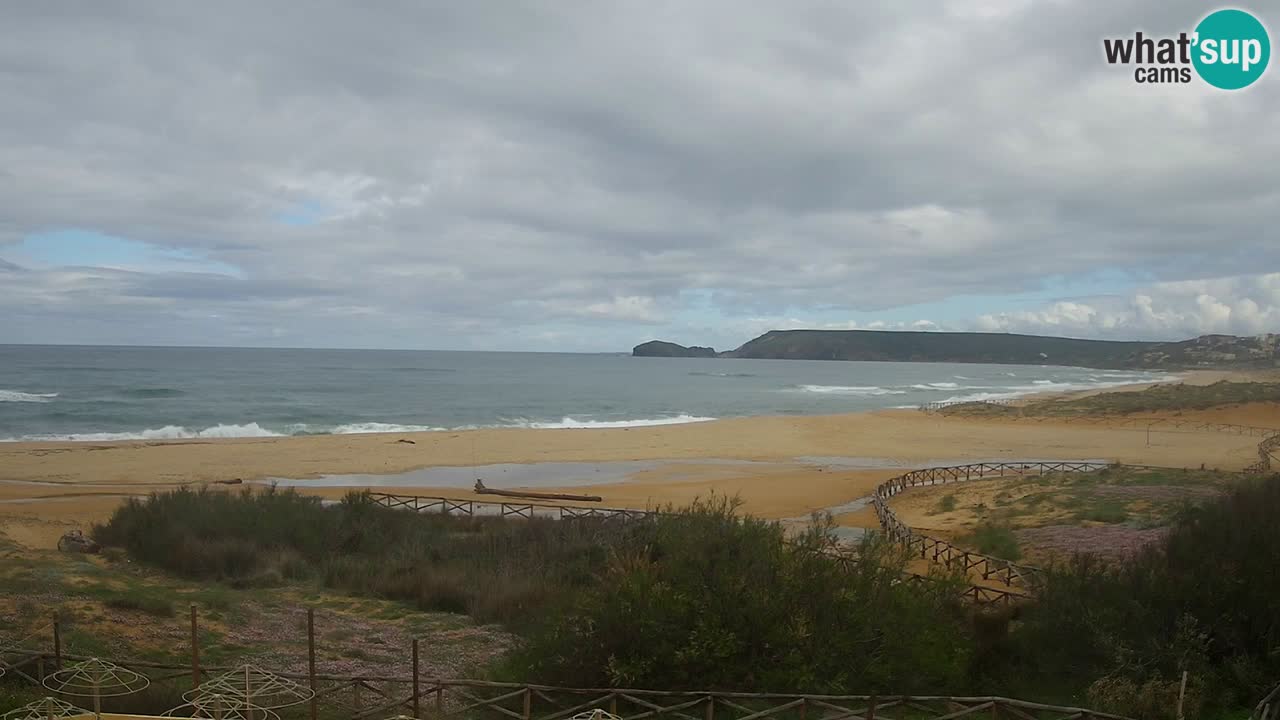 Cámara web Torre dei Corsari – Vista en directo de la playa desde Punta Usai