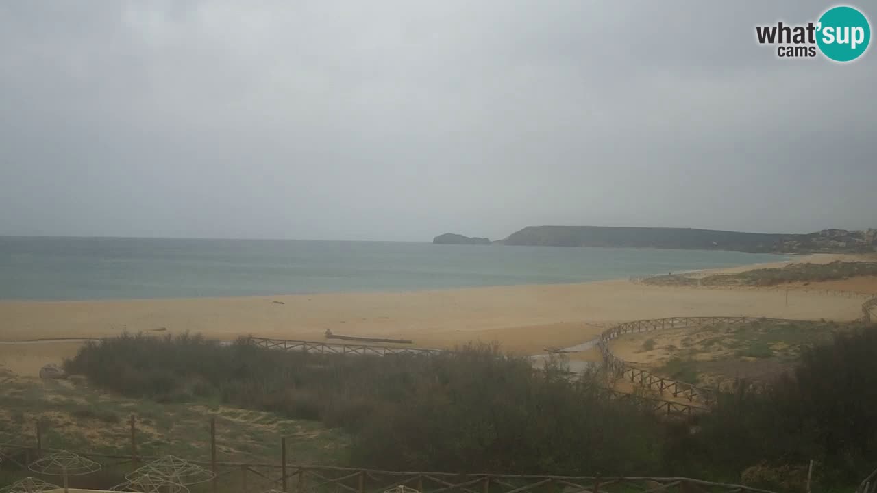 Webcam Torre dei Corsari – Vue en direct sur la plage depuis Punta Usai