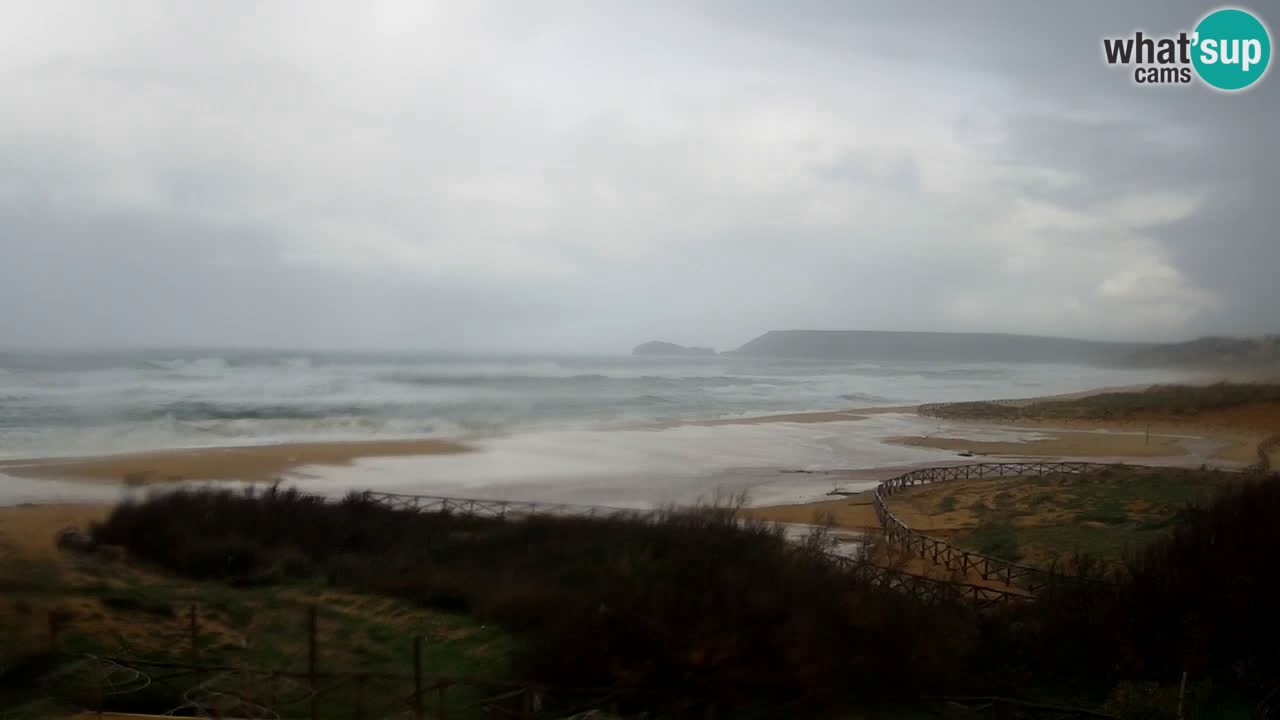 Web kamera Torre dei Corsari – Pogled uživo na plažu s Punta Usai