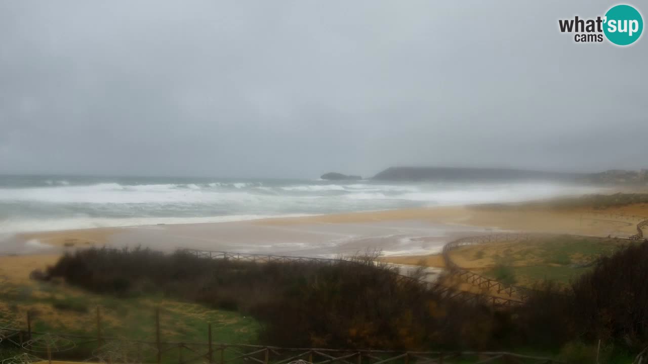 Webcam Torre dei Corsari – Vista live sulla spiaggia da Punta Usai