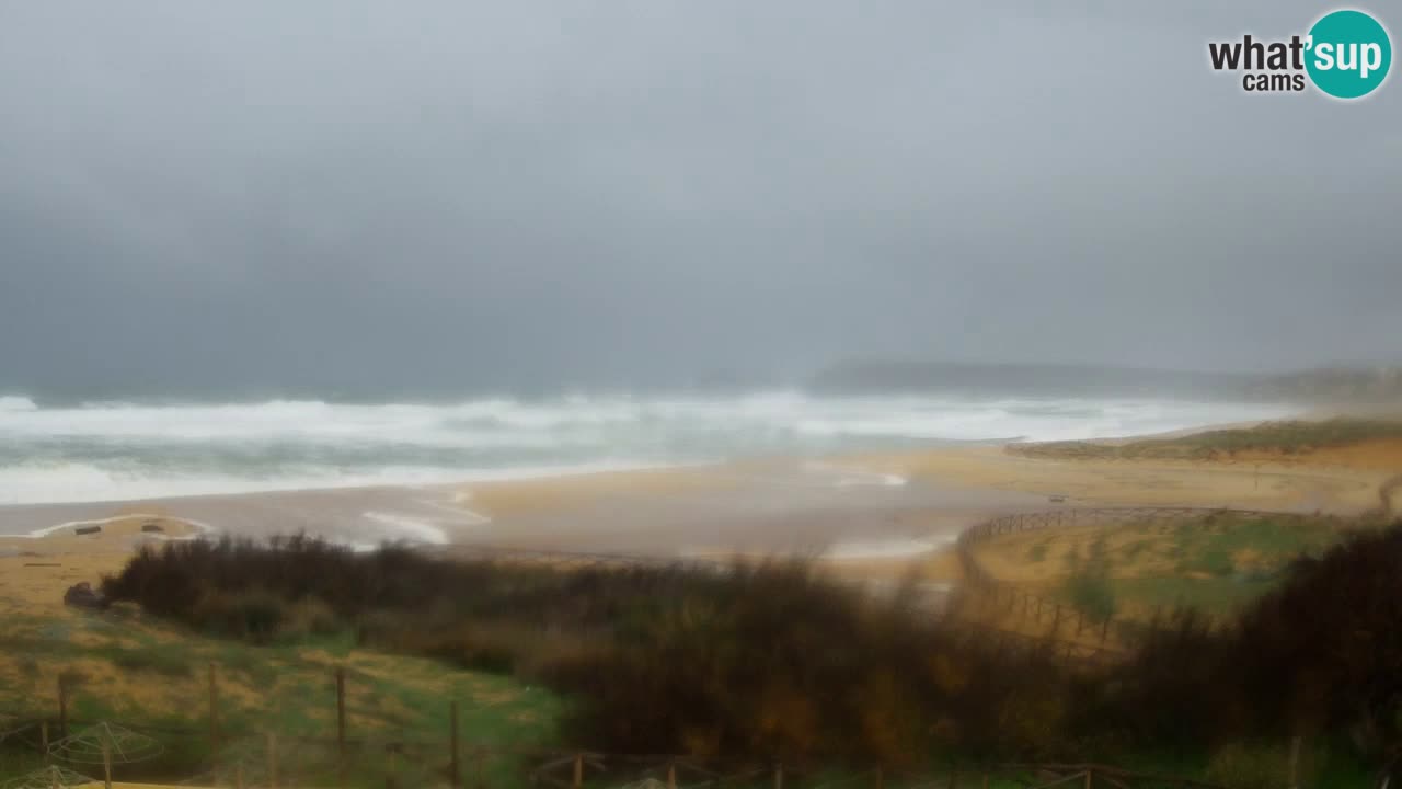 Cámara web Torre dei Corsari – Vista en directo de la playa desde Punta Usai