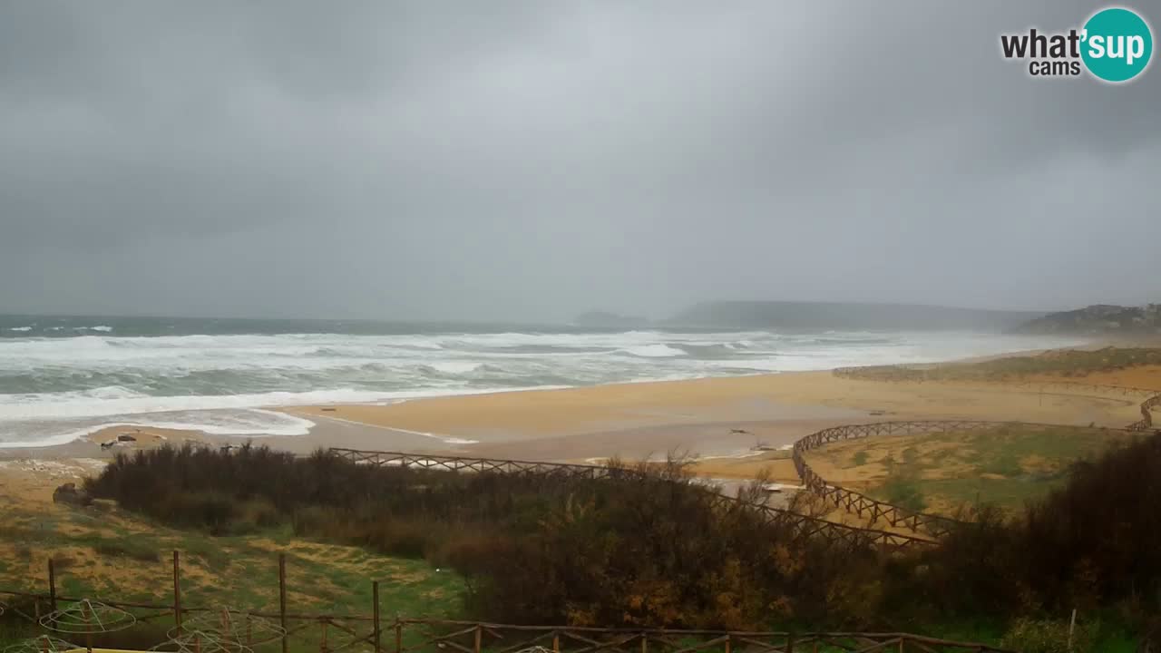 Webcam Torre dei Corsari – Liveblick auf den Strand von Punta Usai