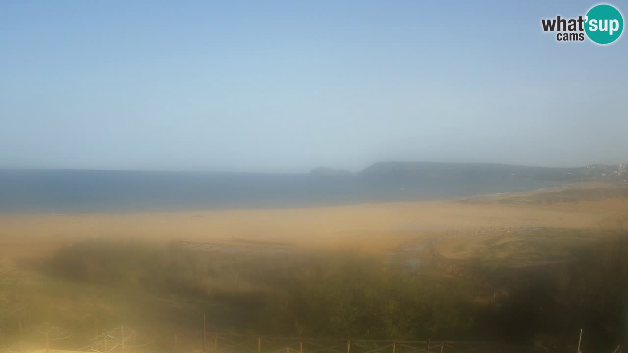 Webcam Torre dei Corsari – Vue en direct sur la plage depuis Punta Usai